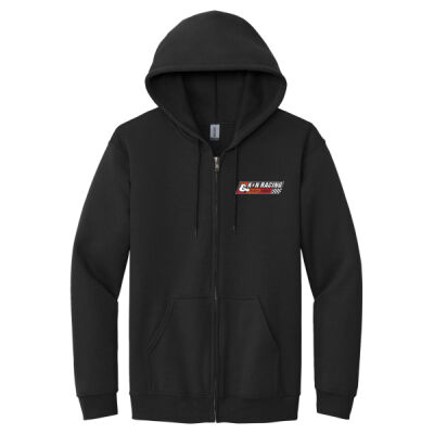 RACE DAY - Unisex Full-Zip Hooded Sweatshirt Thumbnail